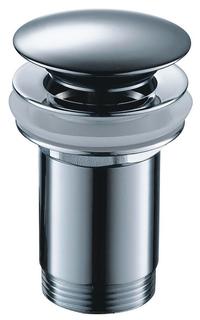 AQVAZONE Ablaufgarnitur chrom, rund, 1 1/4", permanent offen