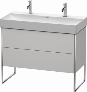DU WT-Unterbau XSquare, 2 Auszüge, bod. 731x984x460mm, Nordic Weiß sdm. ES Ah.
