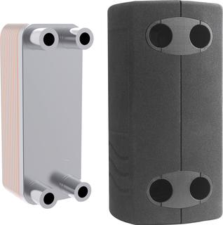 BOSCH Plattenwärmetauscher ES, kupfergelöstet, PWT BU110H-1-36