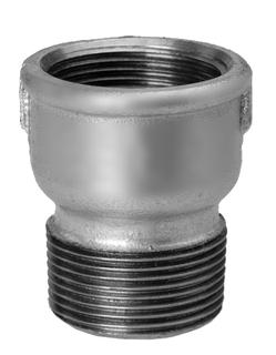 HS Reduktionsmuffe 246 DN 10xDN 8, 3/8"x1/4", IG/AG, Edelstahl