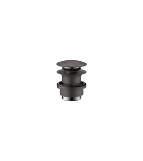 hansgrohe Push-Open-Ablaufgarnitur f WT- u. Bidetm., brushed black chrome