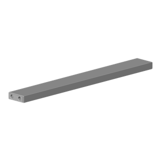 DO Griff für Wannengriff ERSATZTEILE 081798555 255 x 10 x 30 mm Schwarz matt