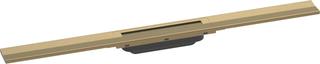 hansgrohe RainDrain Flex Duschrinne 800mm, brush. bronze, Fertigset, kürzbar