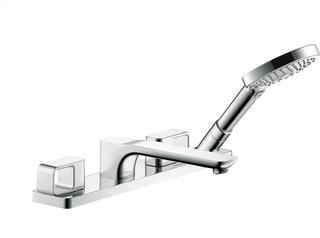 hansgrohe Fertigmontageset Axor Urquiola 4-L-BW-Rand-Arm, A 198mm, brush. r gol