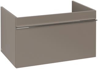 V&B Waschtisch-Unterschrank Venticello 75,3x42x50,2cm, Gr. Chrom, truffle grey