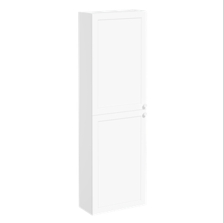 VitrA Hochschrank Root Classic Compact 57x27x180cm, 2 Türen, Korpus Weiß Matt
