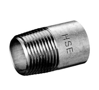 HS Anschweißnippel 23A DN 10, 3/8", konisches Gew., Edelstahl
