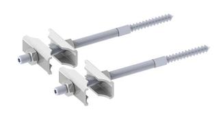 Zehnder Befestigungs-Set TSK 160mm, Sonderfarbe, 2 Stück