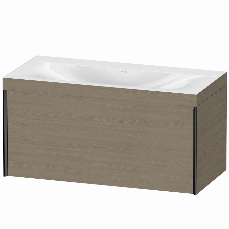 Artikelbild 1 des Artikels „Duravit WT-Unterschrank c-bonded XViu 100x48cm, 1 AZ, o HL, s m, R C, Ei ter Rahmen C | Eiche terra“