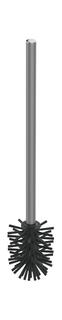 Keuco Toilettenbürste m Gr., Bürstenk. sw, Edelstahl-finish