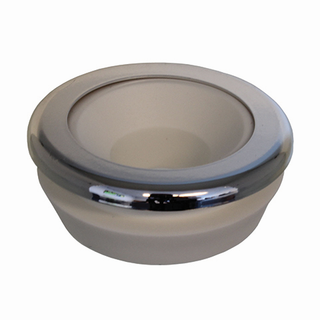 KÖRO Euro-WC-Verbinder 62R, 55mm, weiß, 28-32mm, mit Rosette