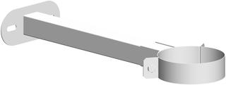 ATEC Wandabstandhalter DN 80/125, 50-360mm, kürzb., PP, ES weiß