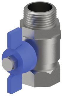 Uponor Combi Port Gen Kugelhahn Heizung blue G3/4