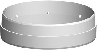 ATEC Adapter PolyTwin 30mm, DN 110/160, PP, weiß