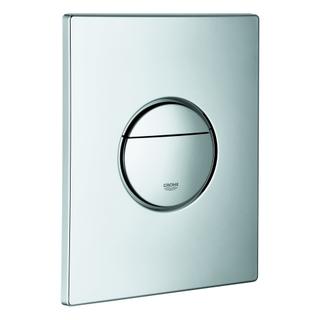 GROHE Abdeckplatte 42375 mit Drucktaste satin steel