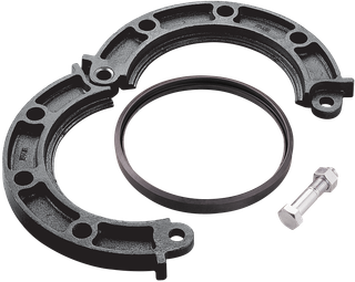 AIPS Adapter VSH Shurjoint SJ-7041 76,1mm, EPDM, m Fl schwarz, PN 10/16