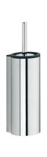 Keuco Toilettenbürste m Gr., Bürstenk. sw, aluminium-finish