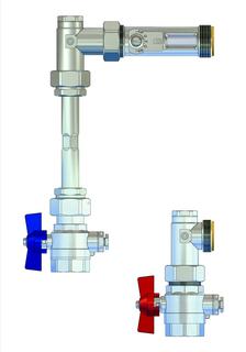 Strawa Anschlussgarnitur e-class AG 1" -V-WMZ-2F-DFM4-15 var, vertikal