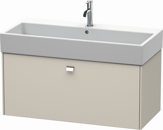 Duravit Waschtisch-Unterschrank Brioso 98,4x45,9cm, chr/Taup, 1 Ausz., wandh