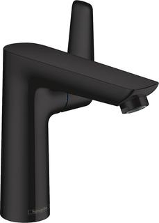 hansgrohe WT-Einhebelmischer 150 Talis E m Zugstangen-Ablaufgarnitur, mattschwarz