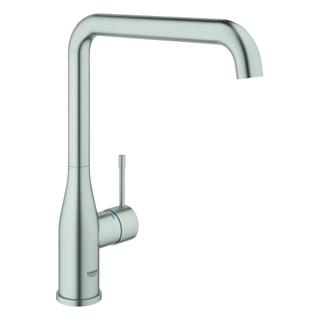 GROHE Spültischmischer Essence 1/2", verstellbarer Mousseur, supersteel