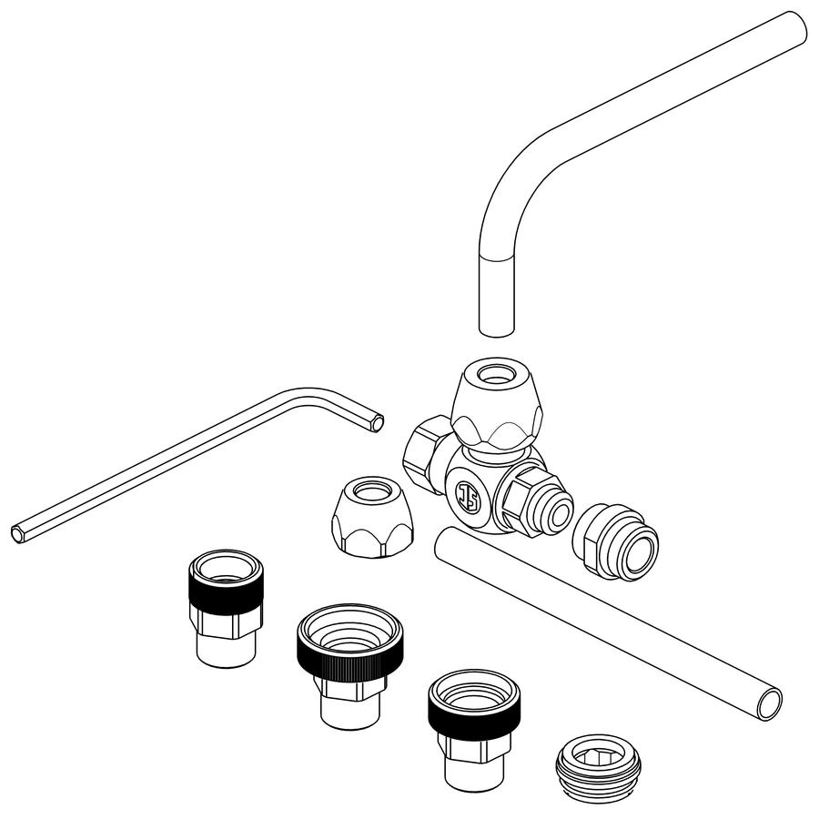 Artikelbild 3 des Artikels „Schlösser Probenahmeventil-Set 8134 Messing, Rohre Edelstahl mit Adapter Messing“