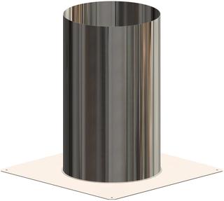ATEC Festbrennstoffzugerhöhung PolyTop 500x500mm, Erhöhg. d 300mm, Ziegelschons