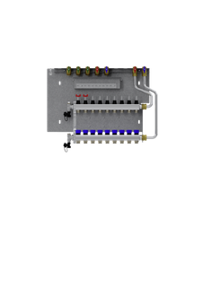 STIEBEL Heizkreisverteiler HKV9, für 9 Heizkreise