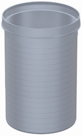 ACO Verlängerung Easyflow d= 125mm, Kunststoff