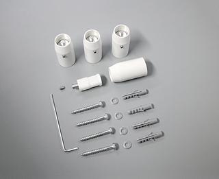 Zehnder Wandmontage-Set weiß