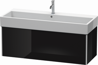 Duravit Waschtisch-Unterschrank XSquare 118,4x46cm, sw hgl, 1 Ausz., wandhängend