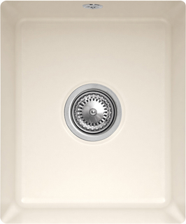 V&B Unterbauspüle Subway 45 SU m Abl.garn, Exzenter, crema CeramicPlus