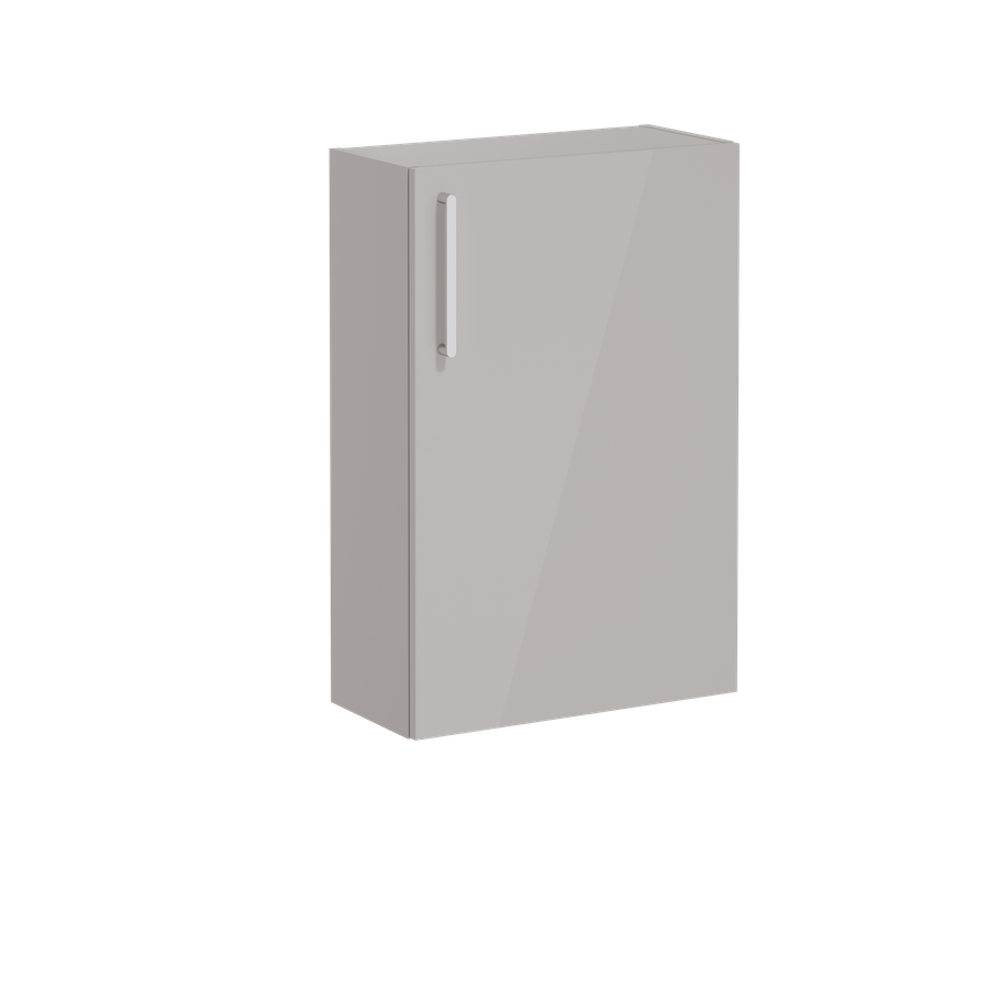 Artikelbild 1 des Artikels „VitrA Halbhochschrank Root Flat Compact 57x27x85cm, 1 T, An R, KP Sah.-Beige hgl Korpus Sahara-Beige Hochglanz“