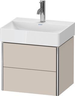 Duravit WT-Unterschrank Compact XSquare 48,4x39cm, Tau matt, 2 Schub., wandh