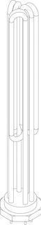 BOSCH Ersatzteil TTNR: 8738104717 Elektro-Heizeinsatz 6kW-G2