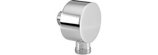 ASW Design-Wandanschlussbogen 90°, Messing verchromt
