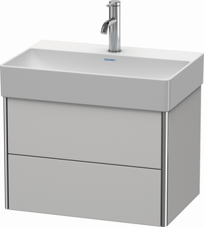 DU WTU XSquare 397x584x390mm 2 Schubk., Nordic Weiß Seidenmatt ES Ahorn