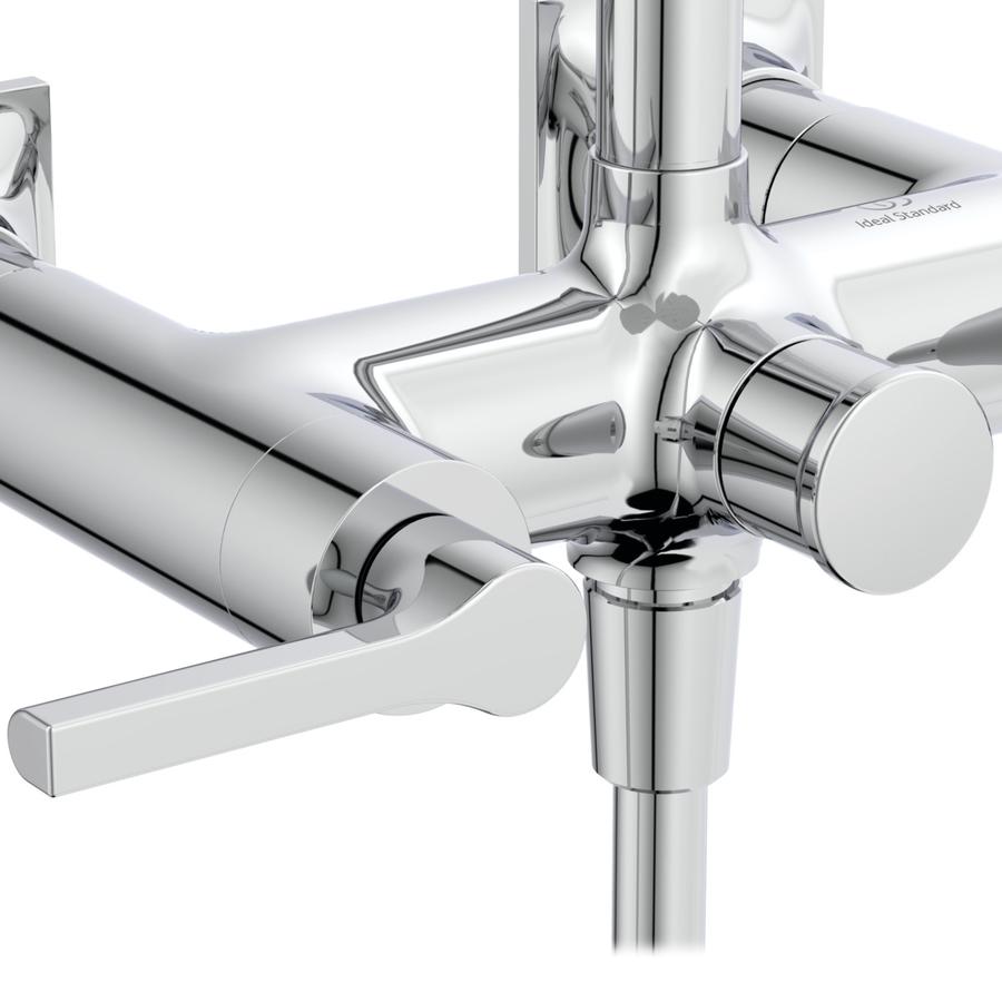 Artikelbild 2 des Artikels „IS Zweigriff-Duschsystem Joy Neo m EH-Armatur, Hebel, Kopfbr. rd, ch chrom“