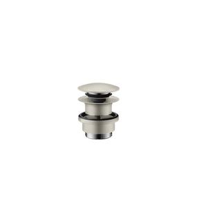 hansgrohe Push-Open-Ablaufgarnitur f WT- und Bidetmischer, Edelstahl-Optik