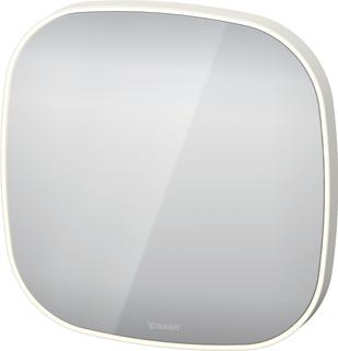 Duravit Lichtspiegel Zencha 50x50x5cm, 20 W, m Spiegel-Hz., LED, we.