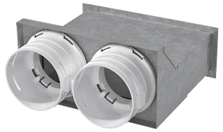 Blauberg Ventiladapter BlauFast RPW 234x70/90x2 M Wand, Metall