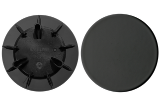 Kaldewei Ablaufdeckel KA90 Secure Plus, schwarz matt100