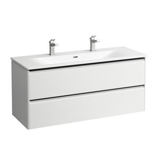 Laufen Waschtisch PALACE Set Base 100x54,3x45cm, 2 HL, 2 L., Le AL s, w gl