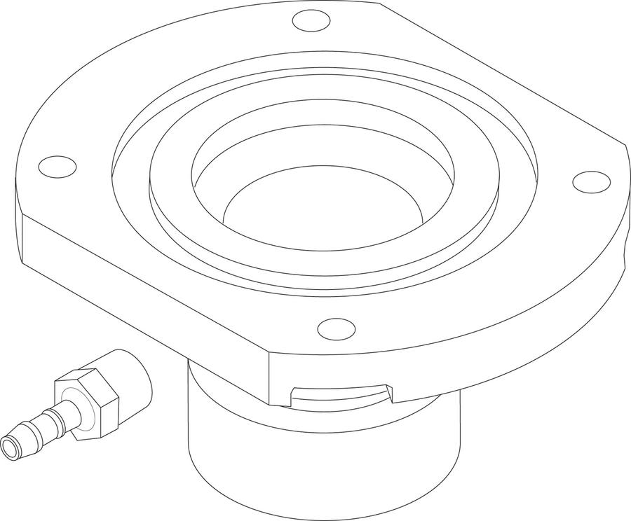 Artikelbild 1 des Artikels „BOSCH Ersatzteil TTNR: 8738804971 Flansch VR4XX 1 1/8