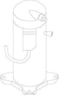 BOSCH Ersatzteil TTNR: 87382000580 Kompressor AEH-60 3ph