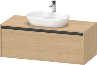 Duravit Waschtisch-Unterschrank Ketho.2 120x55cm, E N, Pl m 1 Ausschn, wandh