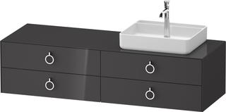 Duravit WT-Unterschrank White Tulip 160x55cm, B R, gr g, E bs/m Beleuchtung
