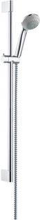 hansgrohe Br.-Set Crometta 85 EcoSm. + 669mm Brausestange, 1jet, 6 l/min, chrom