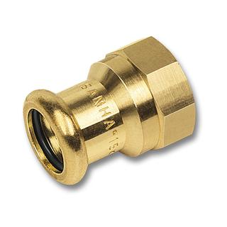 Sanha Übergangsmuffe PuraPress 8270G 42mmx1 1/4", I.p.ende/IG, bf Siliziumbr.