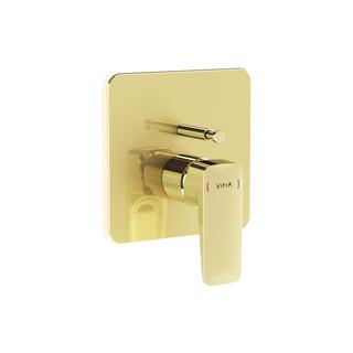 VitrA Fertigmontageset V-Box Root Square UP-Wannenfüll-/Brause-EHM, Gold Soft